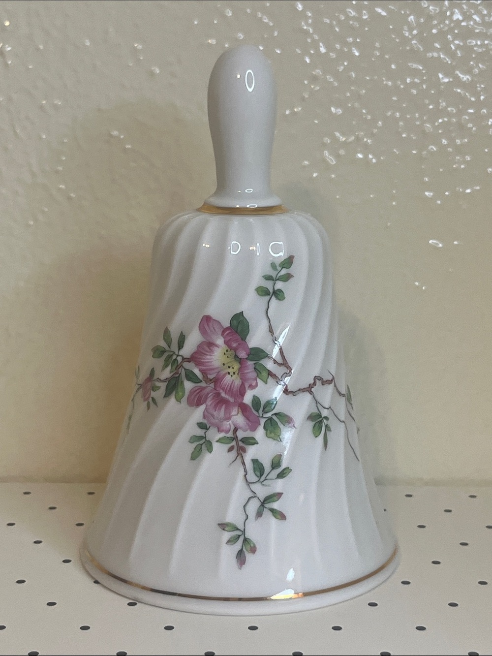Exquisite Haviland Limoges Porcelain Bell Exclusively For The Danbury Mint